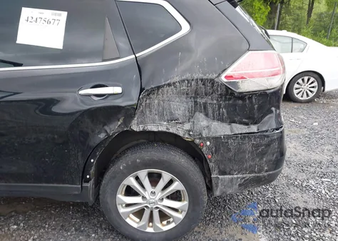 2016 Nissan Rogue Sv из США, поврежденный, VIN 5N1AT2MVXGC917741